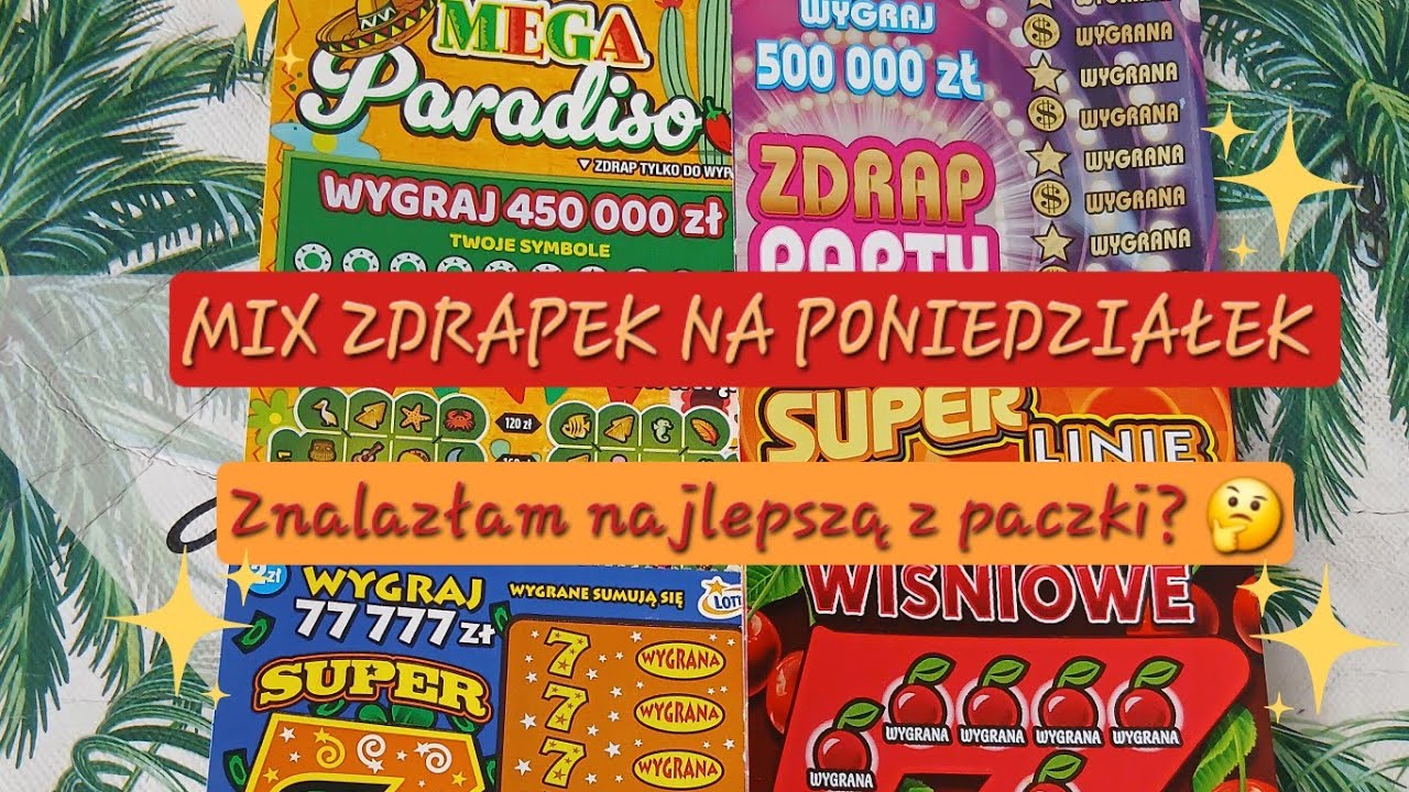MIX ZDRAPEK Z WYGRANYMI 🥳🎉 FAJNY PEWNIACZEK 🤩 #zdrapki #zdrapkilotto #lotto #scratchcards #scratch 