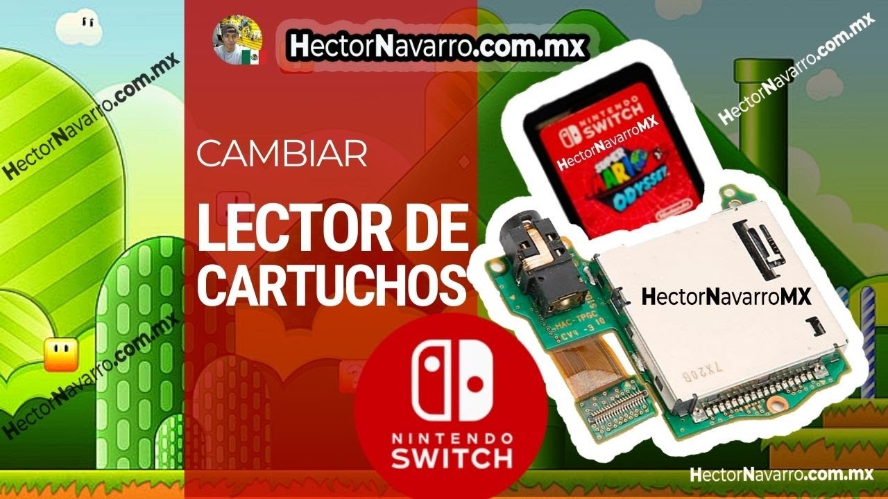 Como 🔄  cambiar lector de cartuchos de Nintendo Switch [ACTIVAR SUBTITULOS]