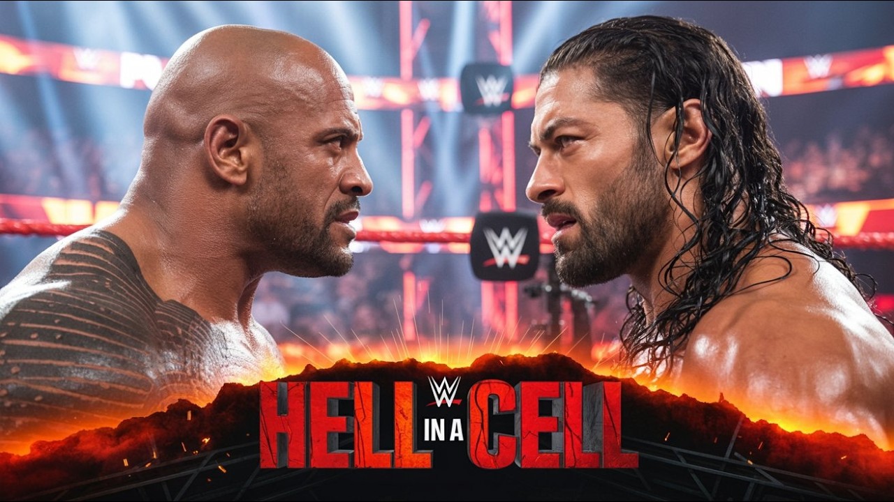 Hell in a Cell: The Rock vs Roman Reigns Full Match 😳🔥 Tribal Chief vs Great One