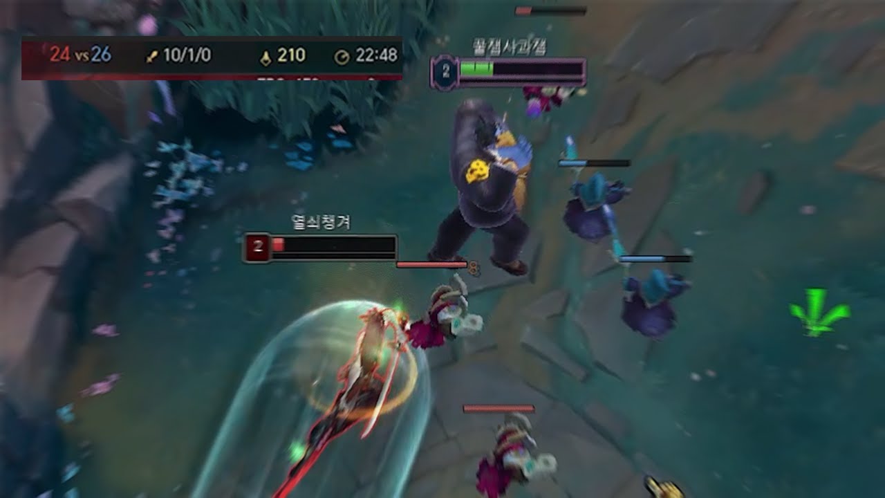 10/1/0 했는데 24vs26, 문도만 할 수 있는 1인 캐리