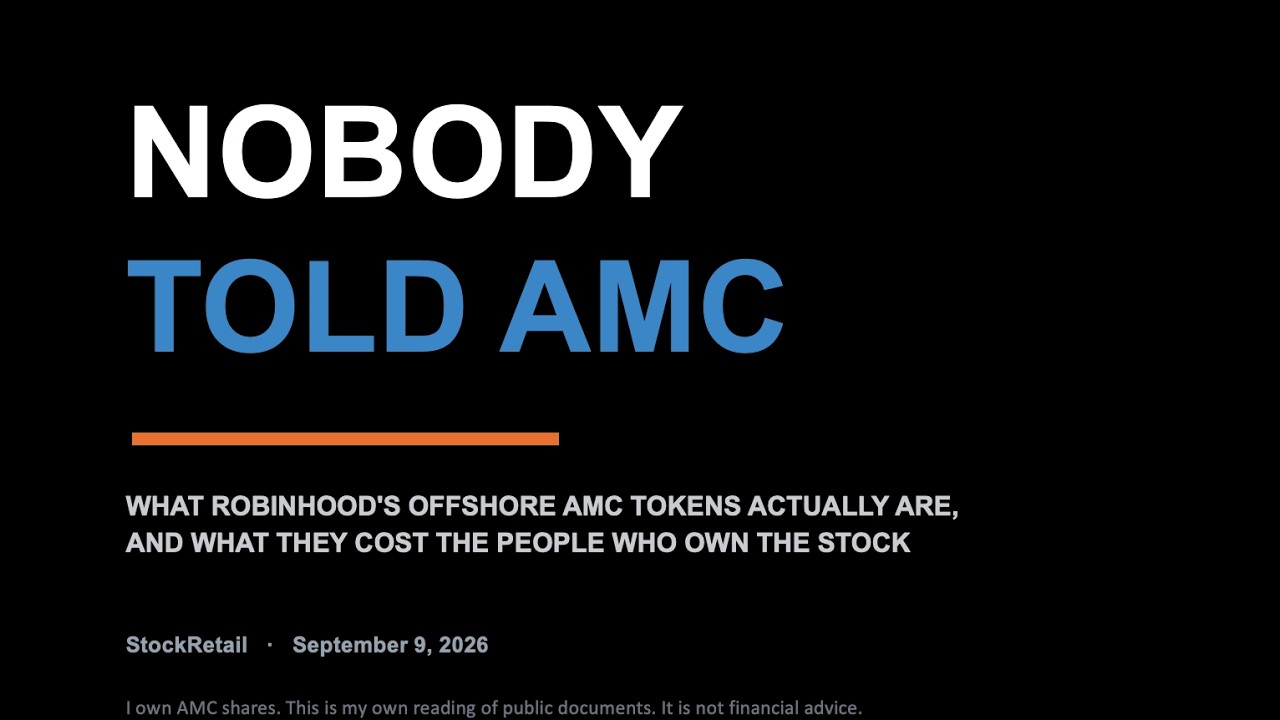 Robinhood создает токены AMC &mdash; глубокий разбор того, как они работают и почему они проблематичны