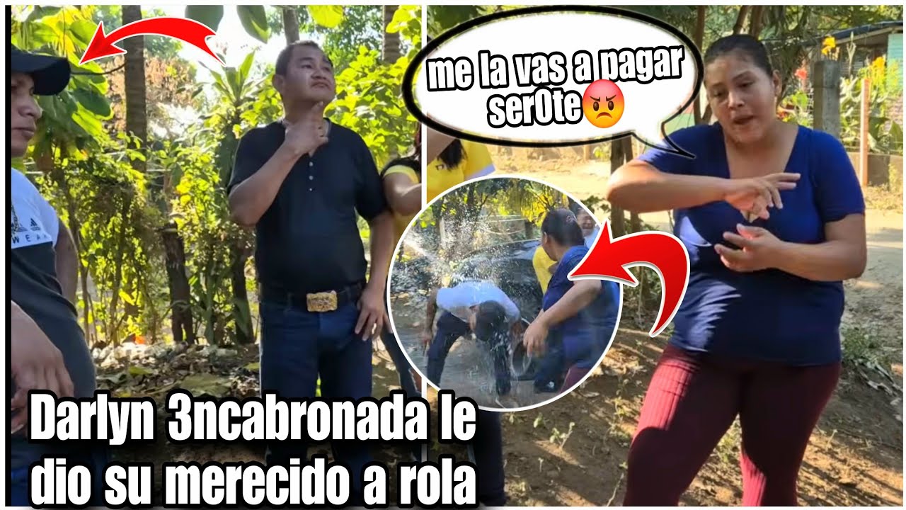 Mira como Darlyn Agarró a Rola/se enojó porque le bañó a chino