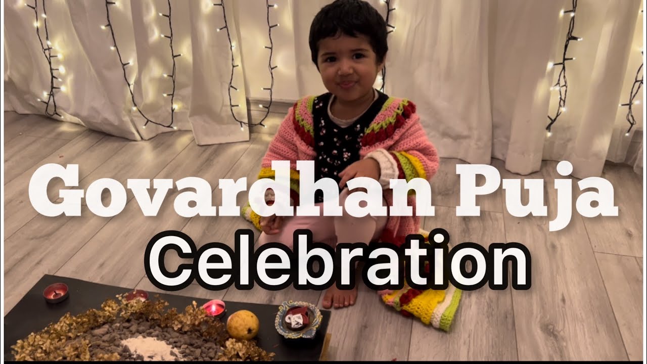 Happy Govardhan Puja | Diwali Celebration | vlog | Ireland | @littlekuku