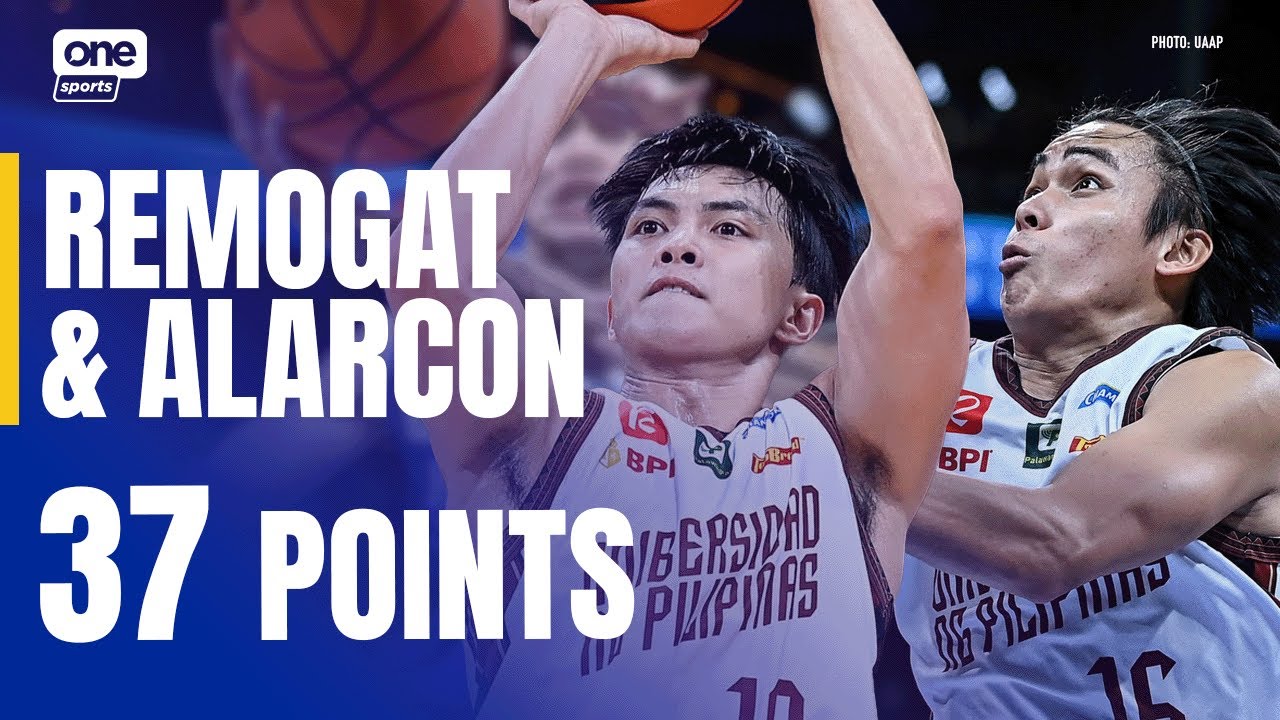 Remogat, Alarcon 37-POINT FORCE for UP vs. Ateneo ✊🏽 | UAAP SEASON 88 MEN&rsquo;S BASKETBALL | HIGHLIGHTS