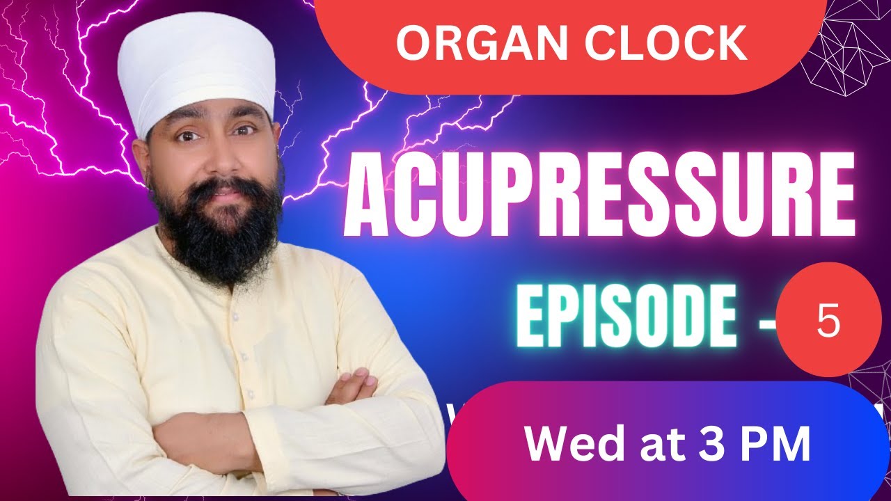 Free Acupressure Training | Organ Clock | Episode 5