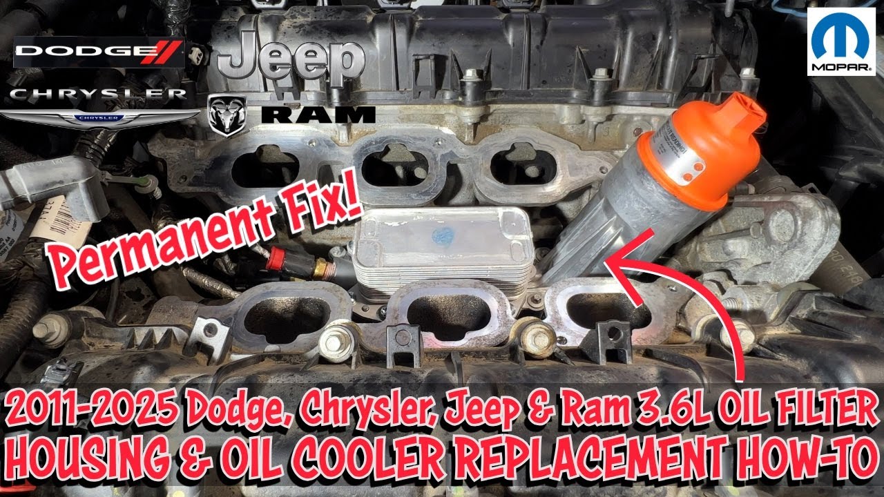 2011-2023 Chrysler 300/Dodge Charger Oil Filter Housing/Oil Cooler Replacement How-To