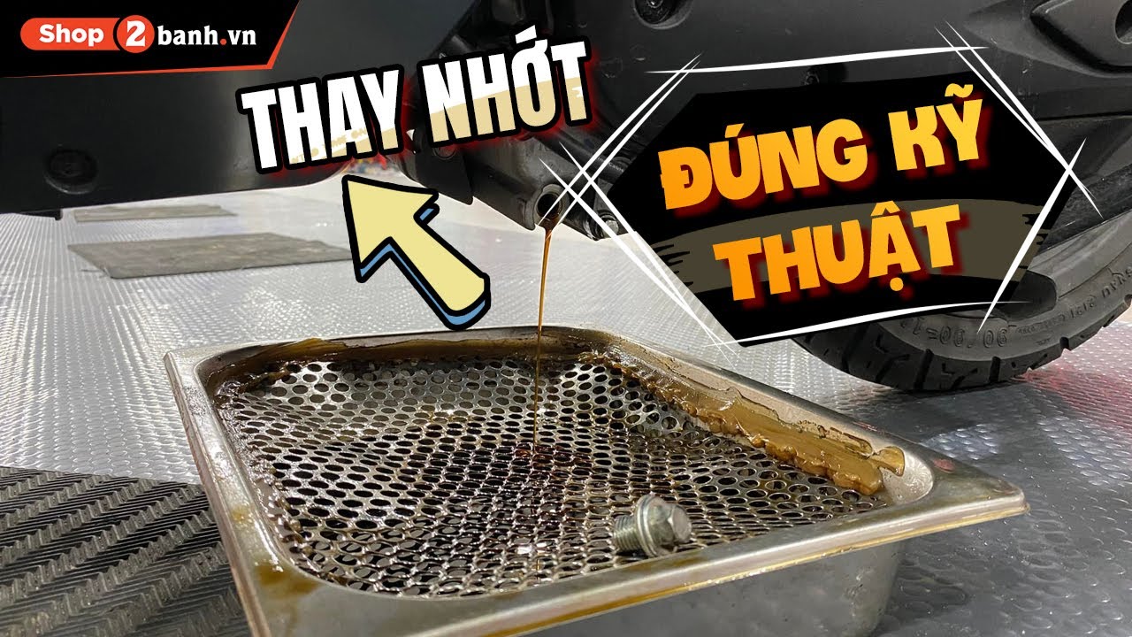 Thay nhớt cho Honda Vision như nào là đúng kỹ thuật | Chọn nhớt Shell Ultra êm ái cho Vision