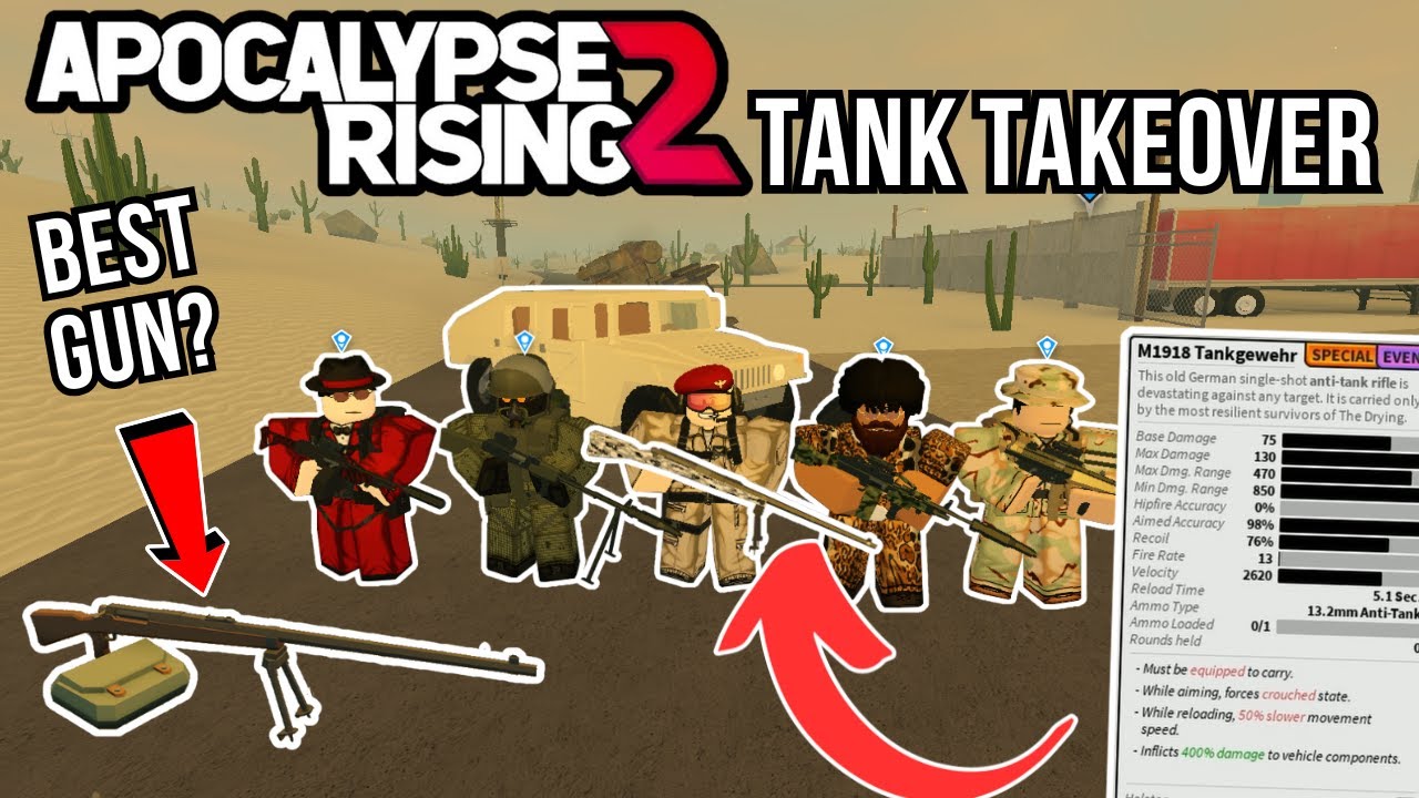 TANKGEWEHR TAKEOVER | APOCALYPSE RISING 2 #apocalypserising2 #roblox #apoc2 