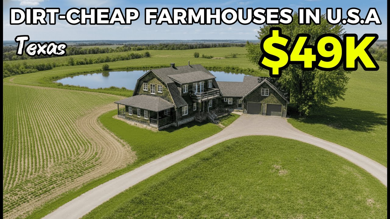 10 Dirt-Cheap Texas Farmhouses You Can Actually Afford Right Now | Best Deals