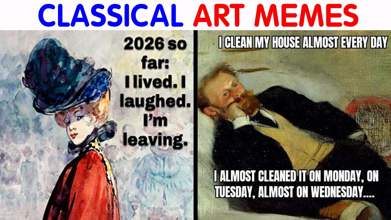 Hilarious Classical Art Memes That Deserve A Museum Of Their Own|| video compilation #73
