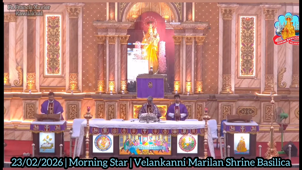 Francis Xavier Kavalakkal | 23/02/2026 | Malayalam Latin Mass | Monday | Velankanni | fxk