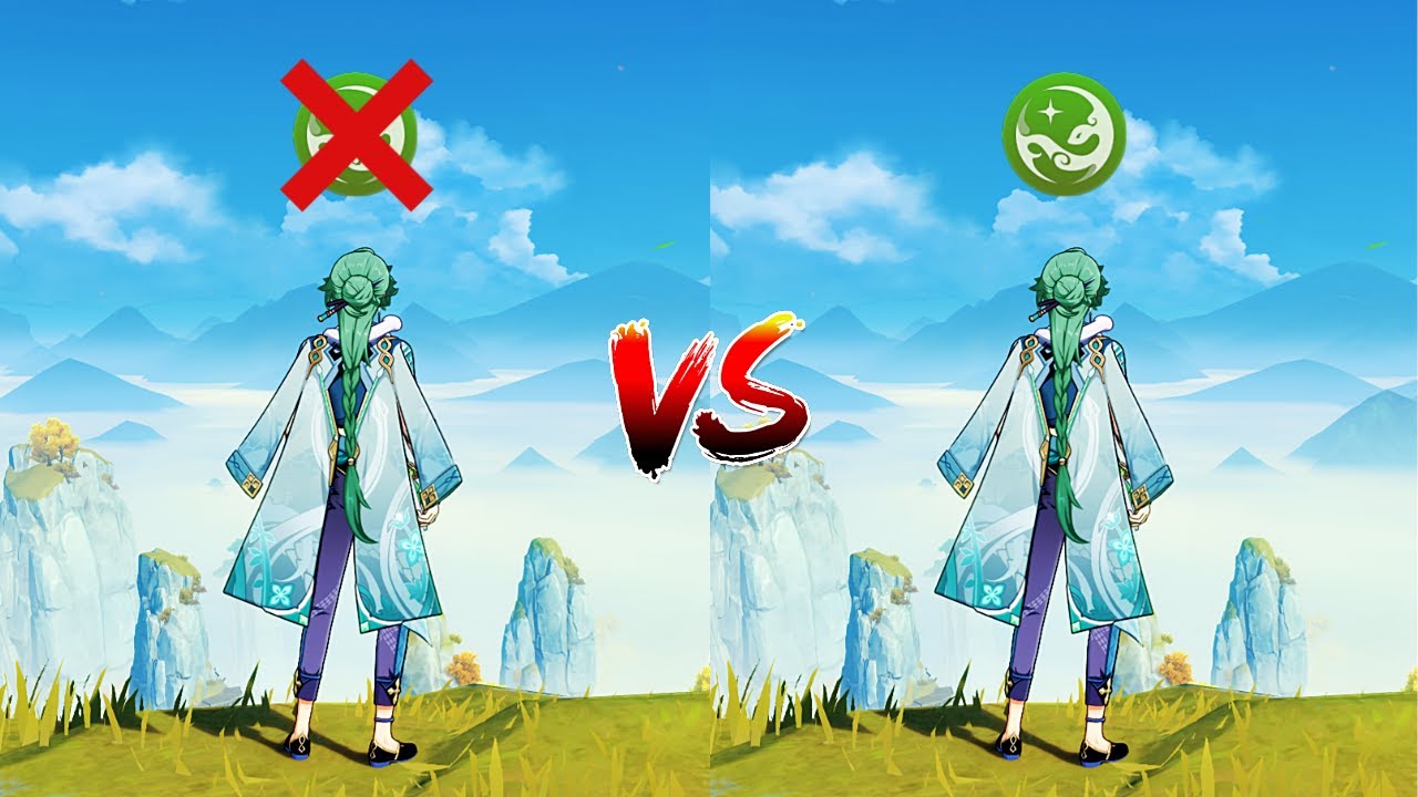 No Baizhu vs With Baizhu - Bloom Damage Comparison | Genshin Impact