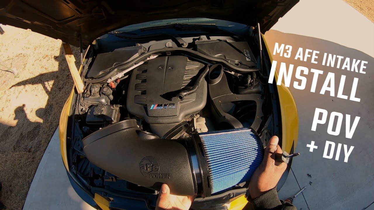 How To install aFe Magnum FORCE Stage-2 On E93 M3! Unboxing DIY POV *Attention Grabbing Asterisks*