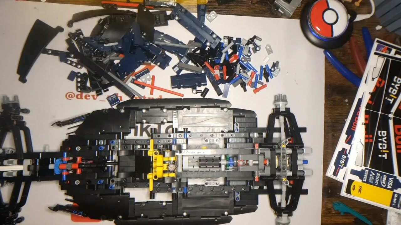 Speed build of the Red Bull F1 