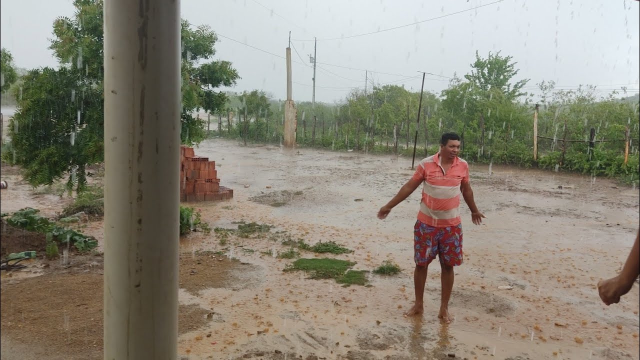 Chuva no sertão nordestino 