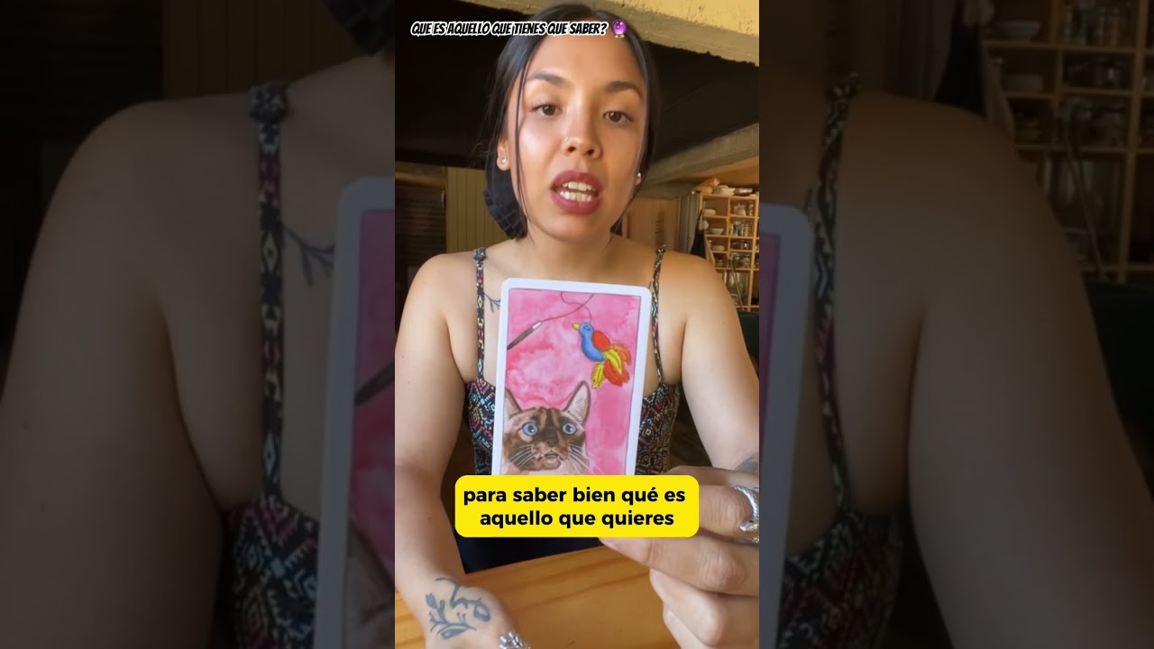 QUE ES AQUELLO QUE TIENES QUE SABER?🔮#tarotterap&eacute;utico #tarotintuitivo