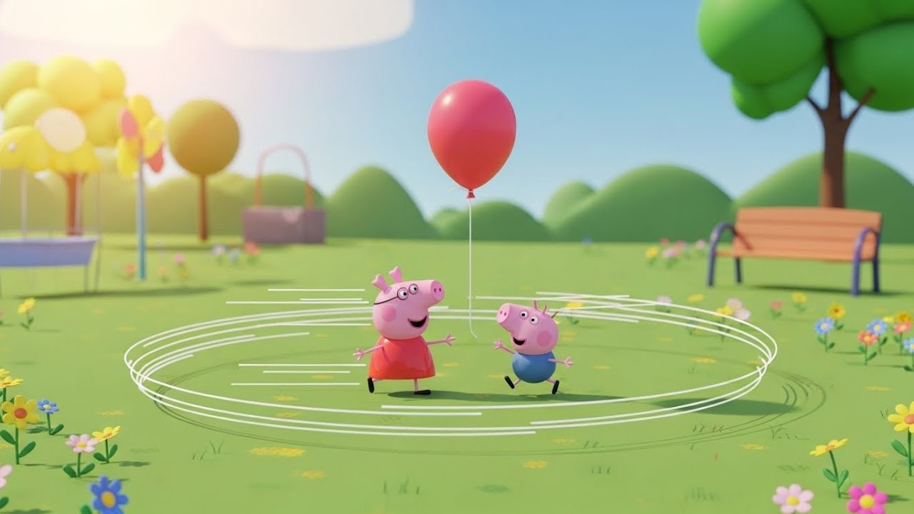 El globo de Peppa Pig se fue flotando 🎈🐷 AV1 | Rimas Infantiles y Canciones para Niños