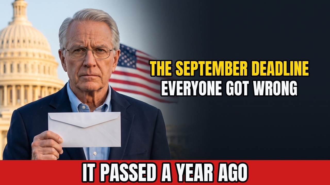 SENIORS: The September Social Security Deadline Everyone Got Wrong
