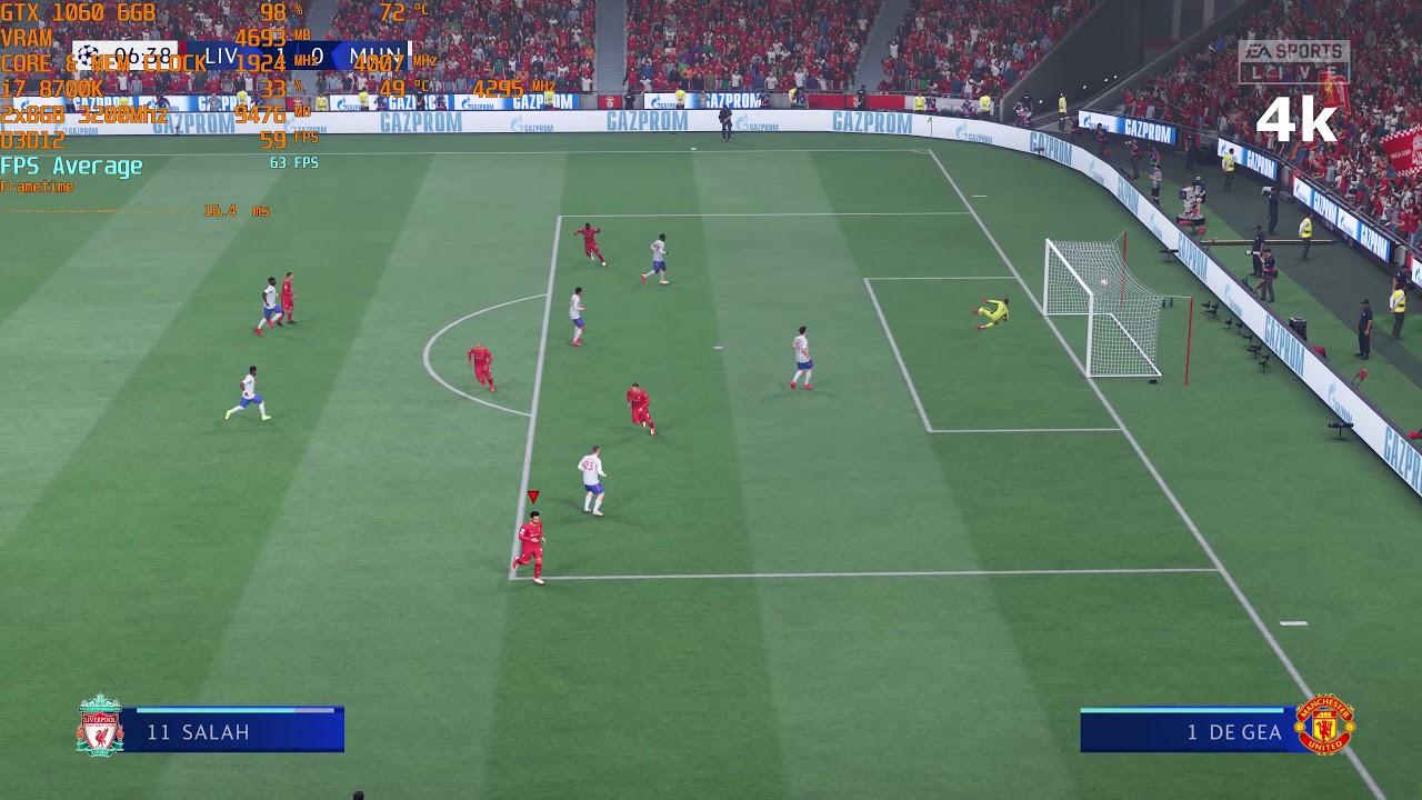FIFA 22 - Max Settings (1080p & 4k) - GTX 1060 6GB | i7 8700k