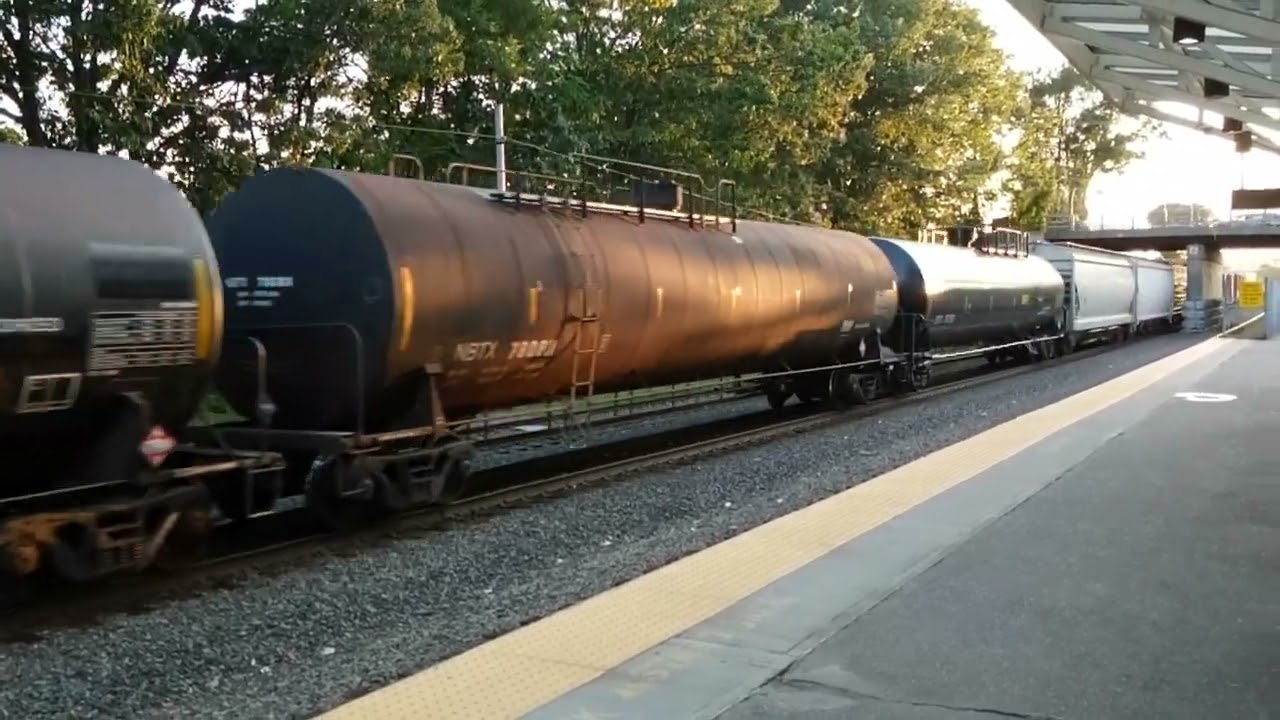 Freight train in Lawrence, MA
