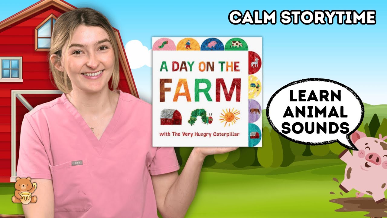 Teach Your Baby Animal Sounds | A Day on the Farm Read-Aloud | (Lovevery Surprise Toy)