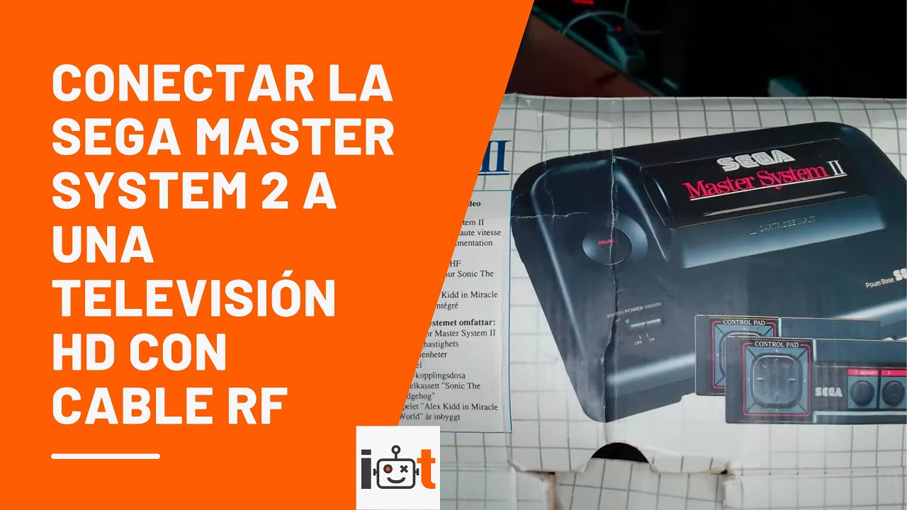 Conectar la Sega Master System 2 a una televisión HD con cable RF