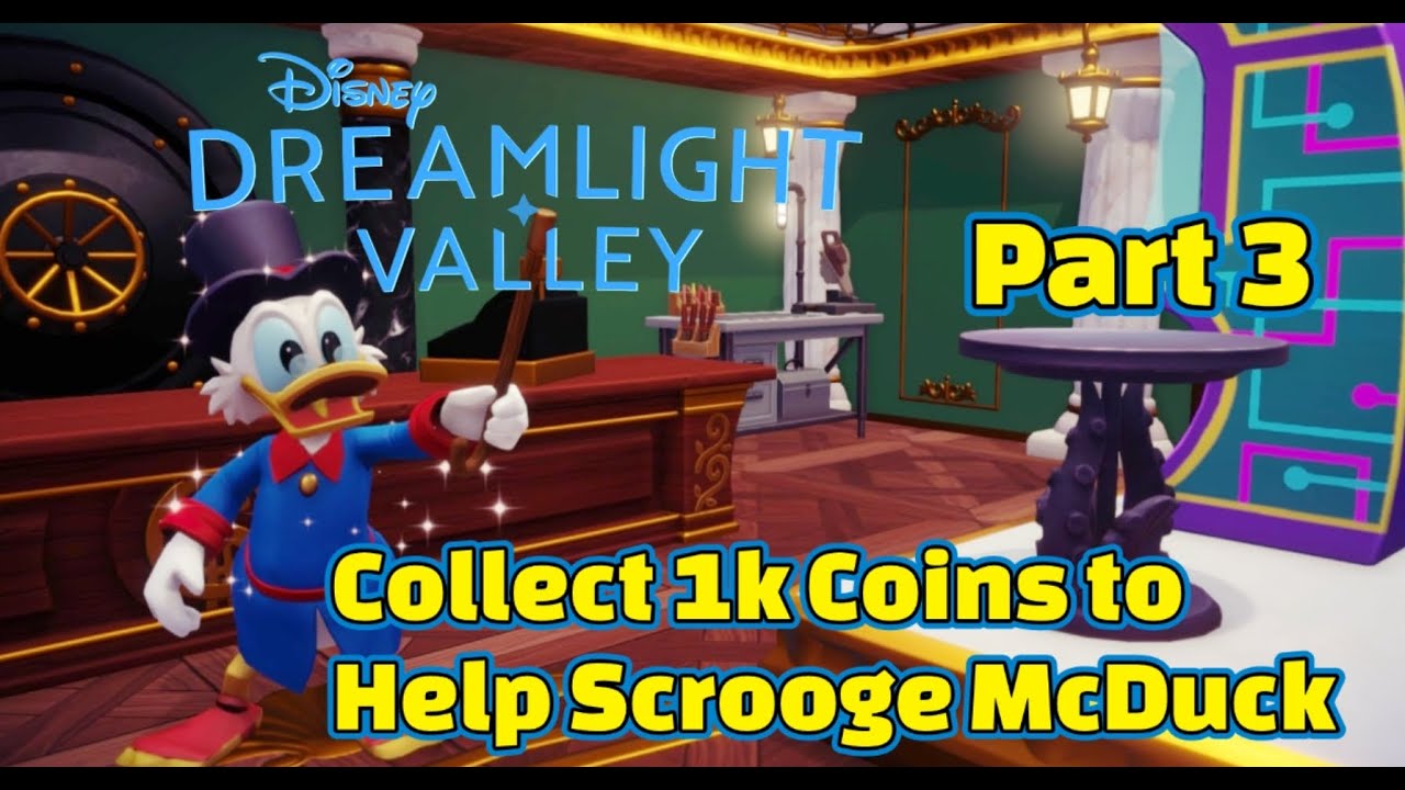 Disney Dreamlight Valley Gameplay Part 3 (Collect 1k Coins to Help Scrooge McDuck)