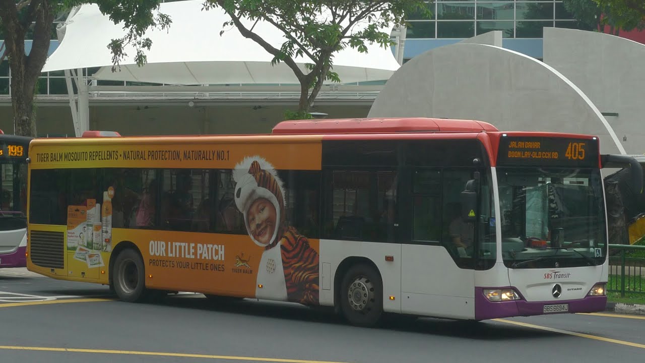 SBS Transit Bus Service 405, SBS6694J (Full Trip)
