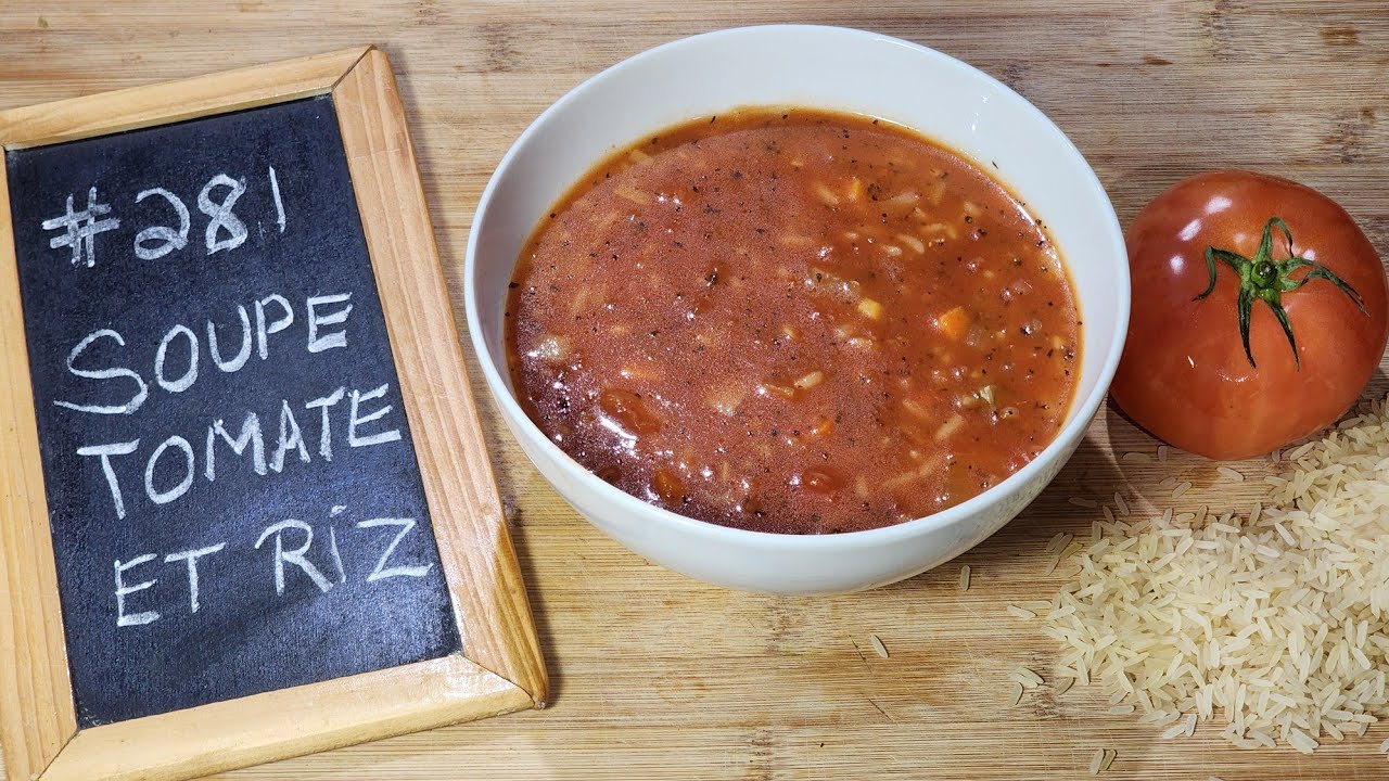 La soupe tomate et riz