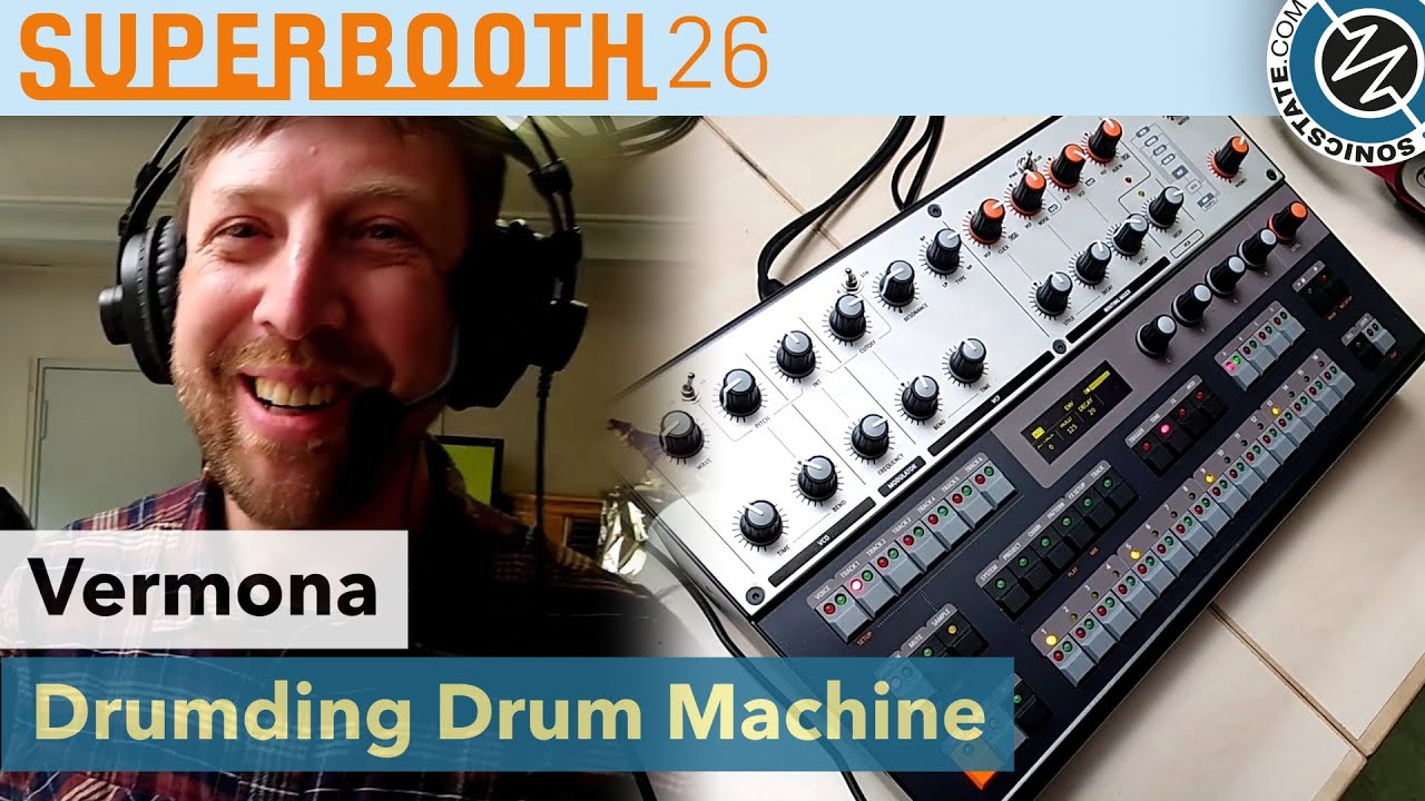 Vermona: Драм-машина для игры на барабанах - Стенд Superbooth 2026