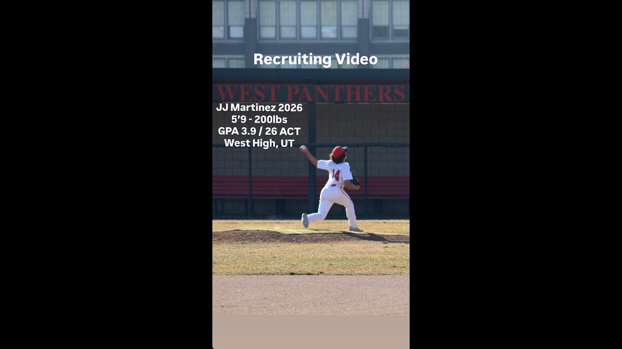 JJ Martinez 2026 LHP / LHH Baseball Recruiting Video