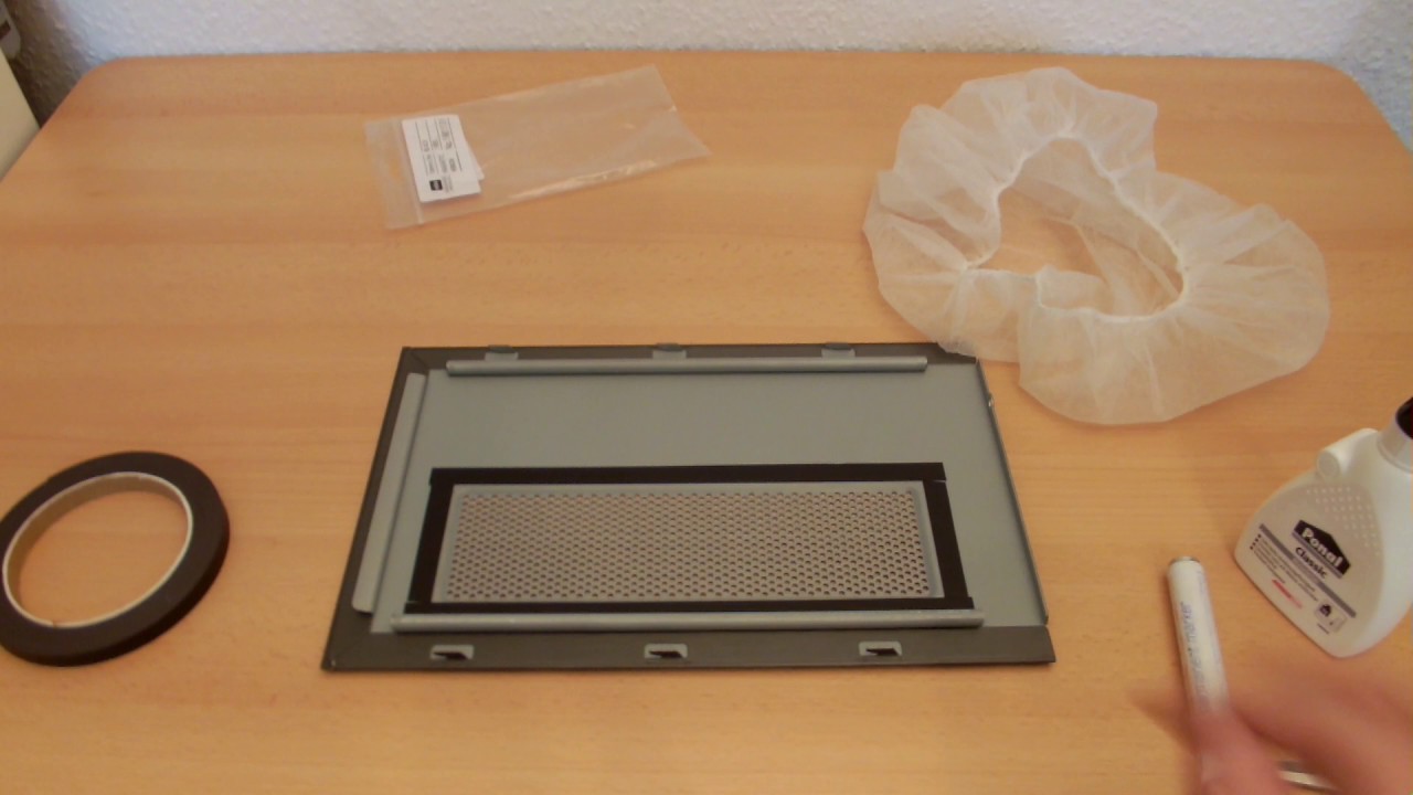 Staubfilter f&uuml;r den PC selbst gebaut