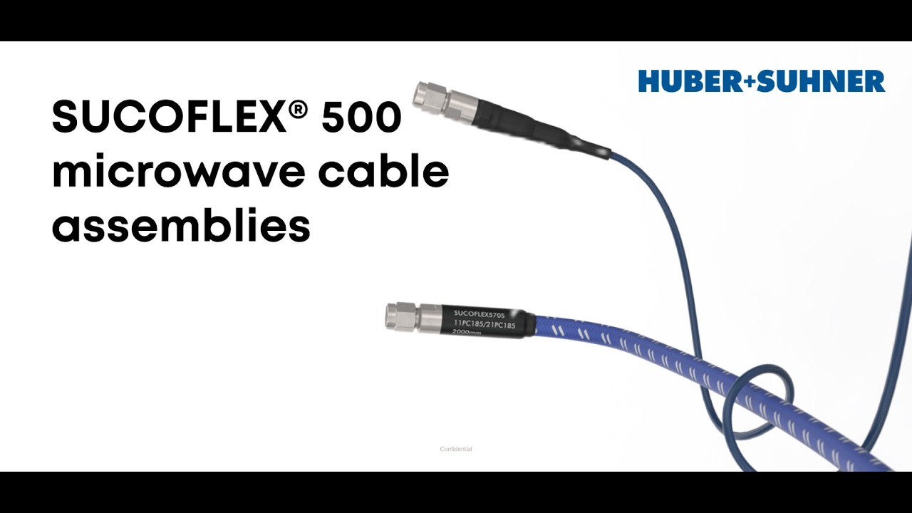 Кабельные сборки SUCOFLEX&reg; 500 МВт (до 70 ГГц): высокопроизводительные радиочастотные межсоединения.