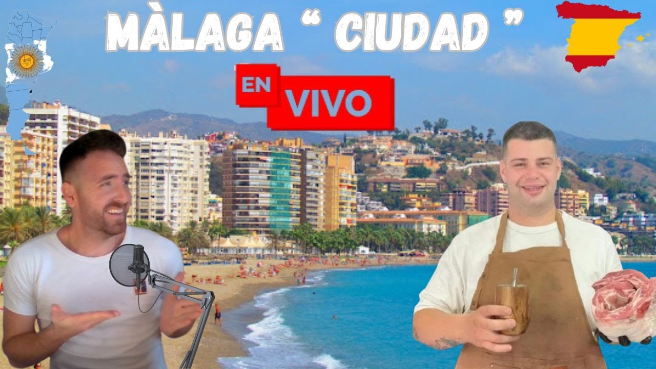 🔴 EN VIVO desde MÁLAGA ( Ciudad ) 🇪🇸 #vivo #directo #podcast #málaga #españa