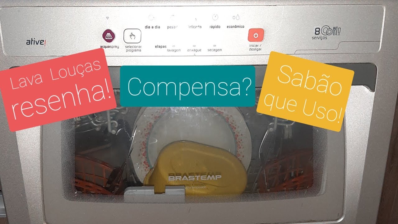 Lava louças Brastemp Ative 8 serviços