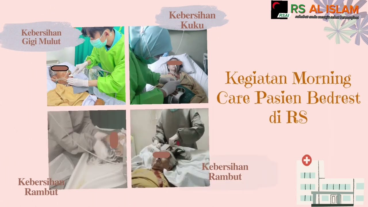 Video tutorial keramas bagi Pasien Bed Rest, RS Al Islam Bandung