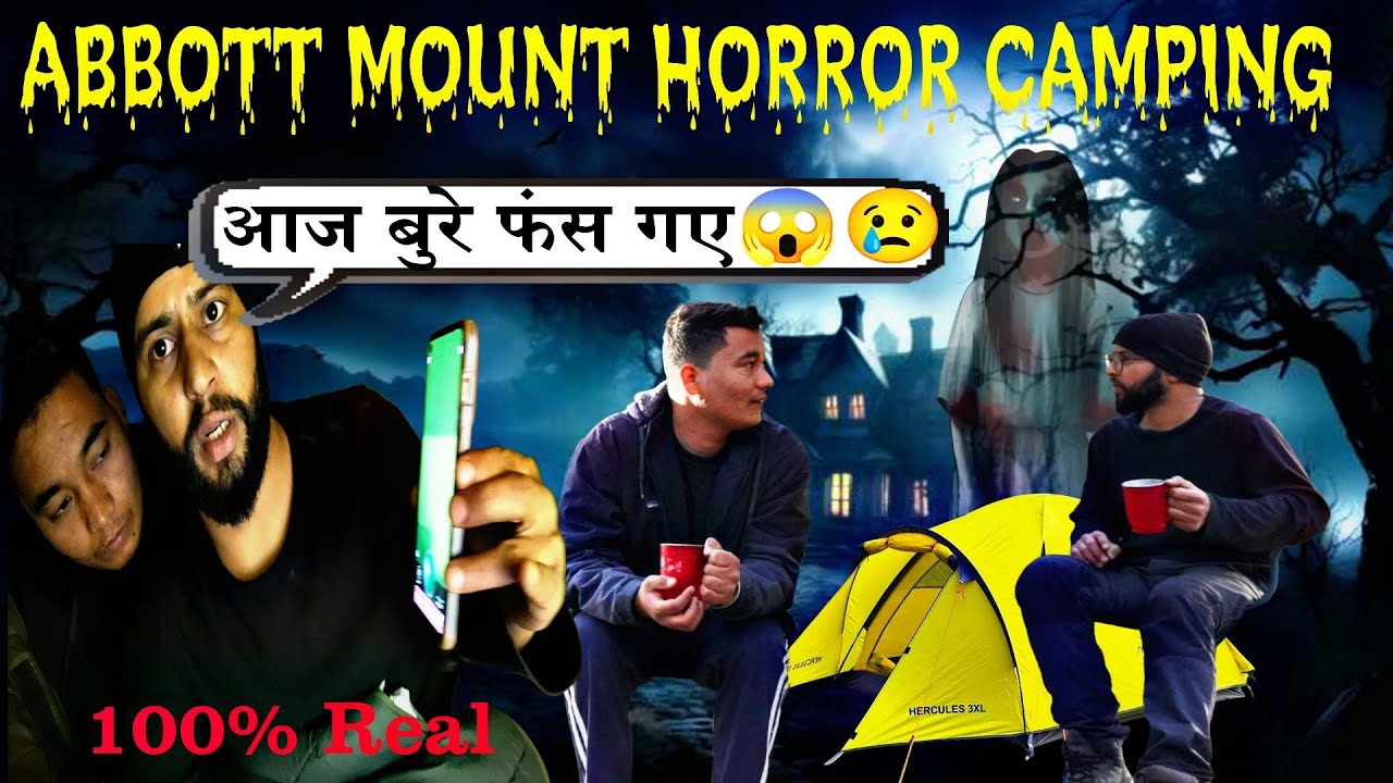 Night Camping At Most Haunted Place Abbott Mount | Horror Camping In Uttarakhand | Unknown Pahadi