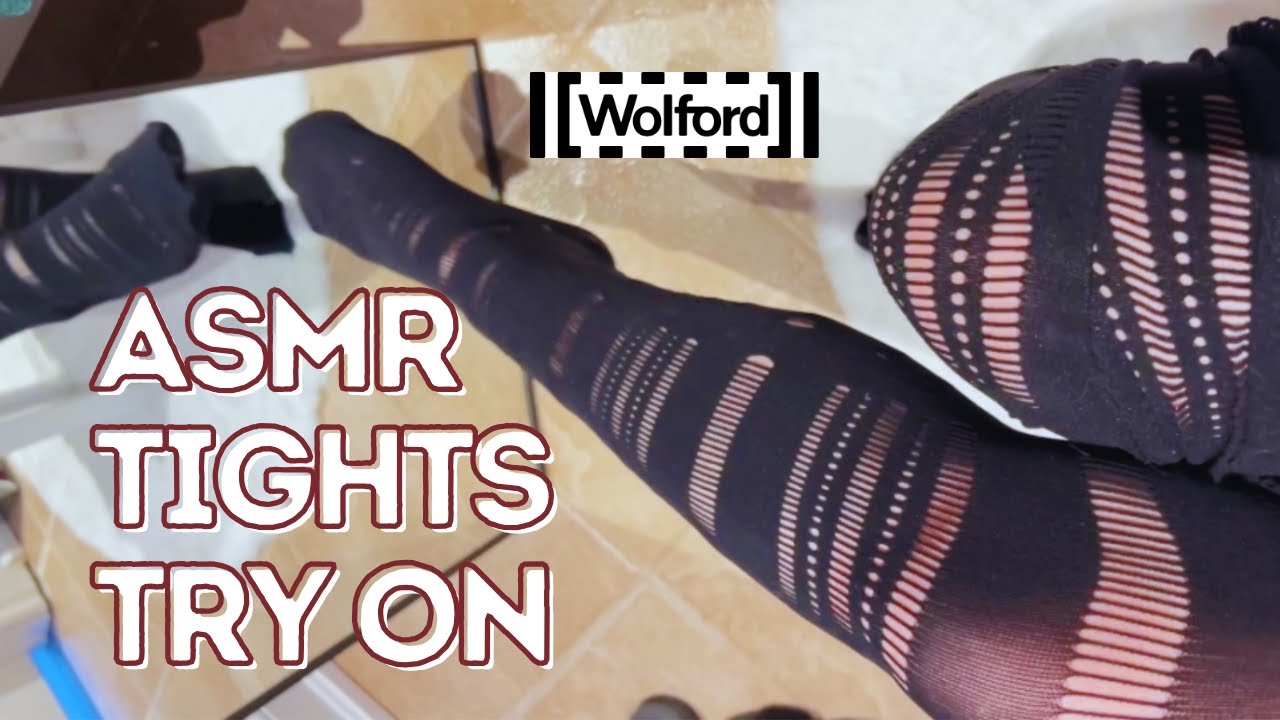 Luxury Tights ASMR Try-On: Wolford Lacing Net | GRWM Pantyhose