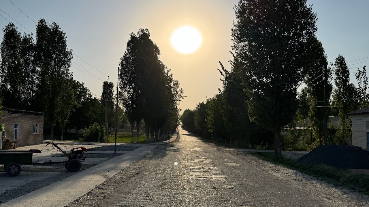 Beautiful Uzbek Village 4K | Countryside Aesthetic 