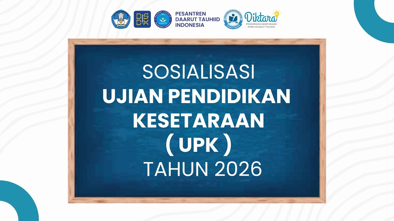 Sosialisasi Pelaksanaan UPK Paket A, B, dan C 2026