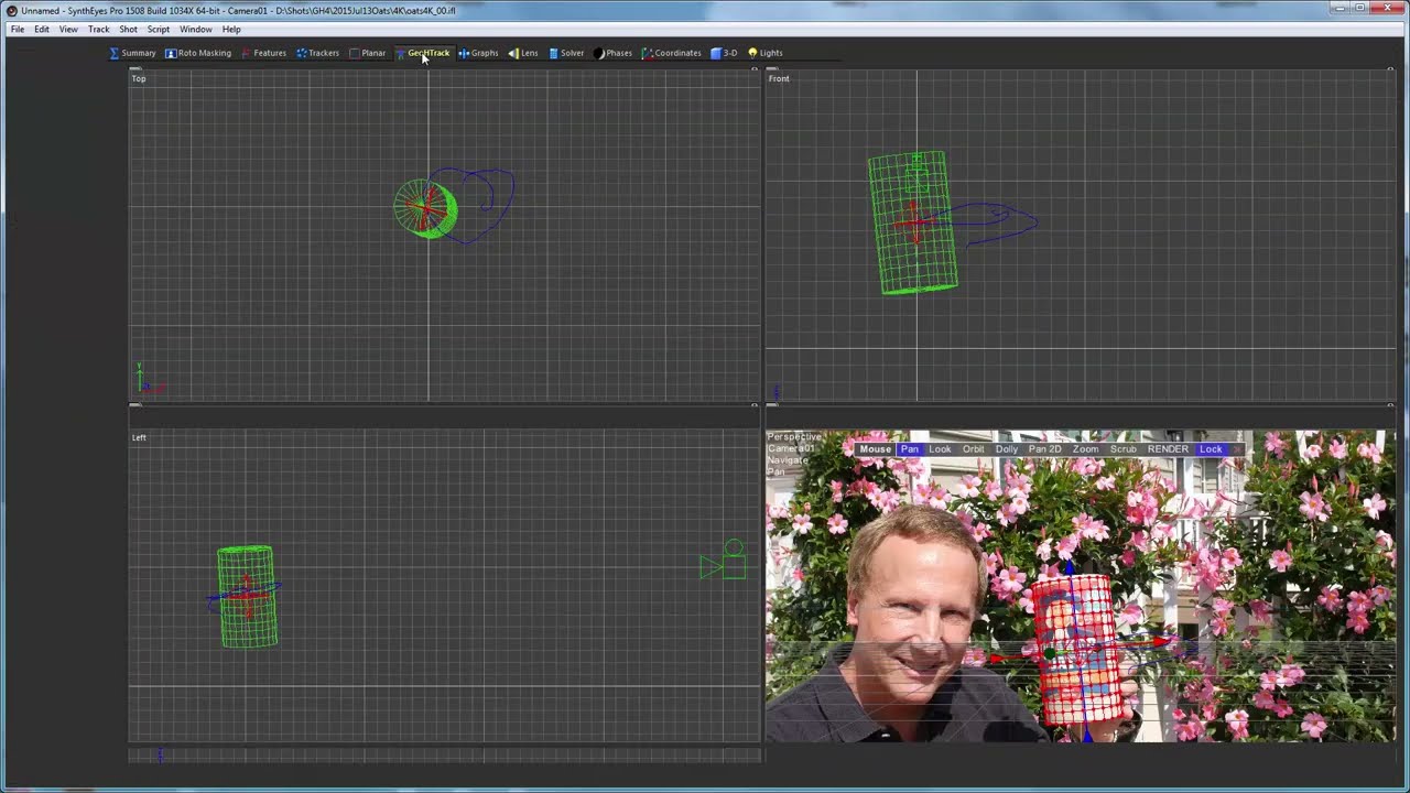 More on SynthEyes GeoH Tracker
