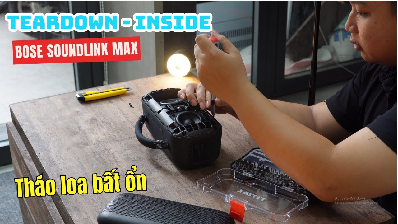 Bất Ổn Khi Teardown Bose Soundlink Max | Mở Bên Trong Mà Bị Thiếu Cái Này?!