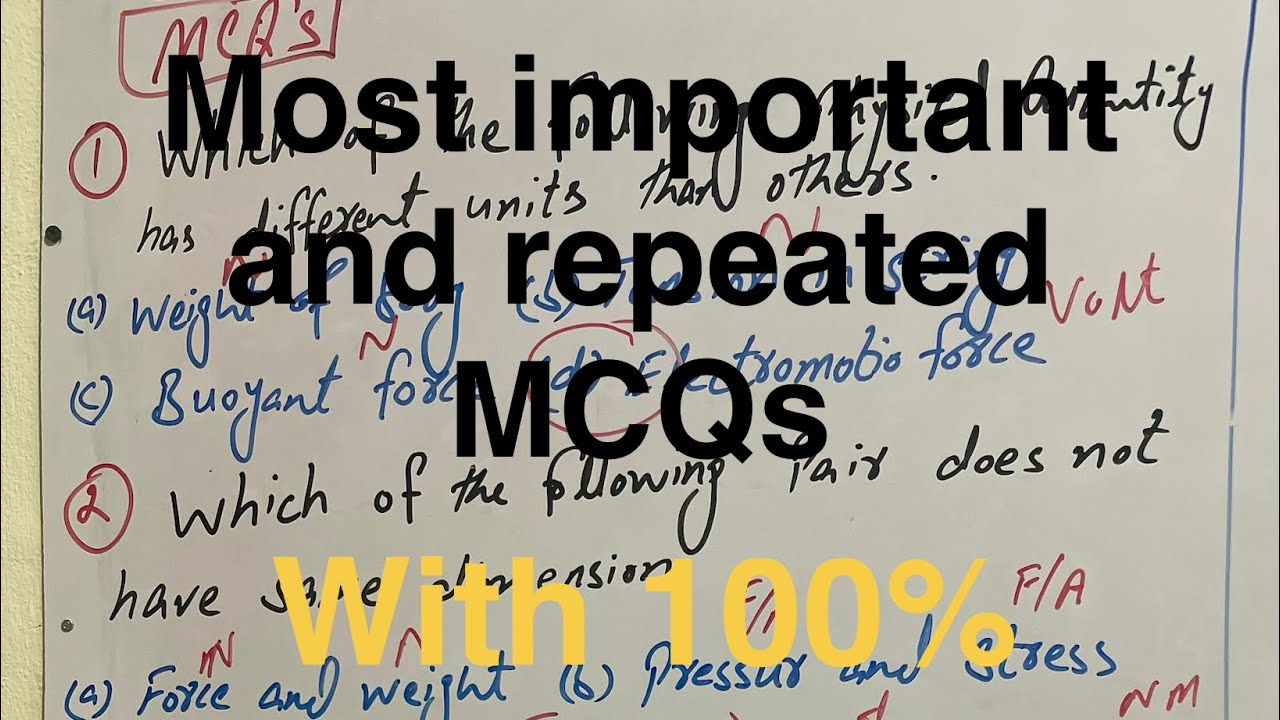 Part 1, very important MCQs for upcoming sst m/p test #education #physics #exampreparation #test   