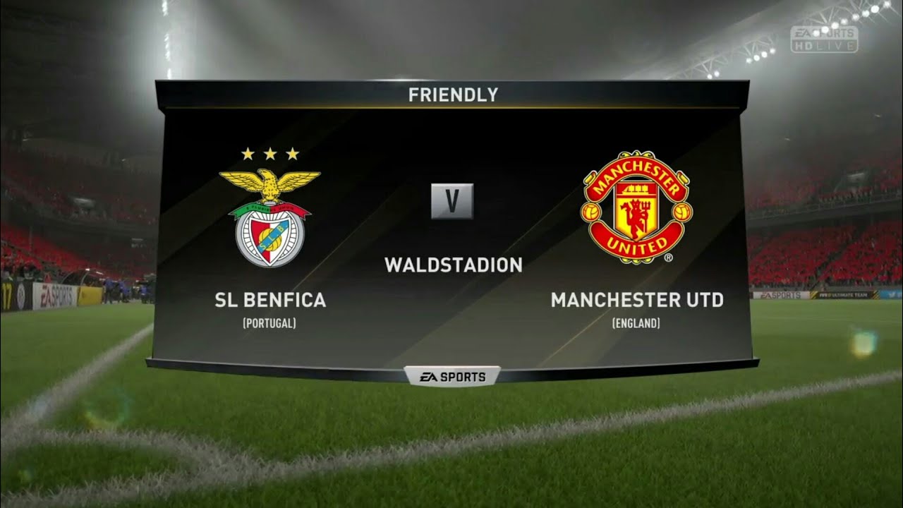 FIFA 17 - Benfica Vs Manchester United - Champions League 2017/18