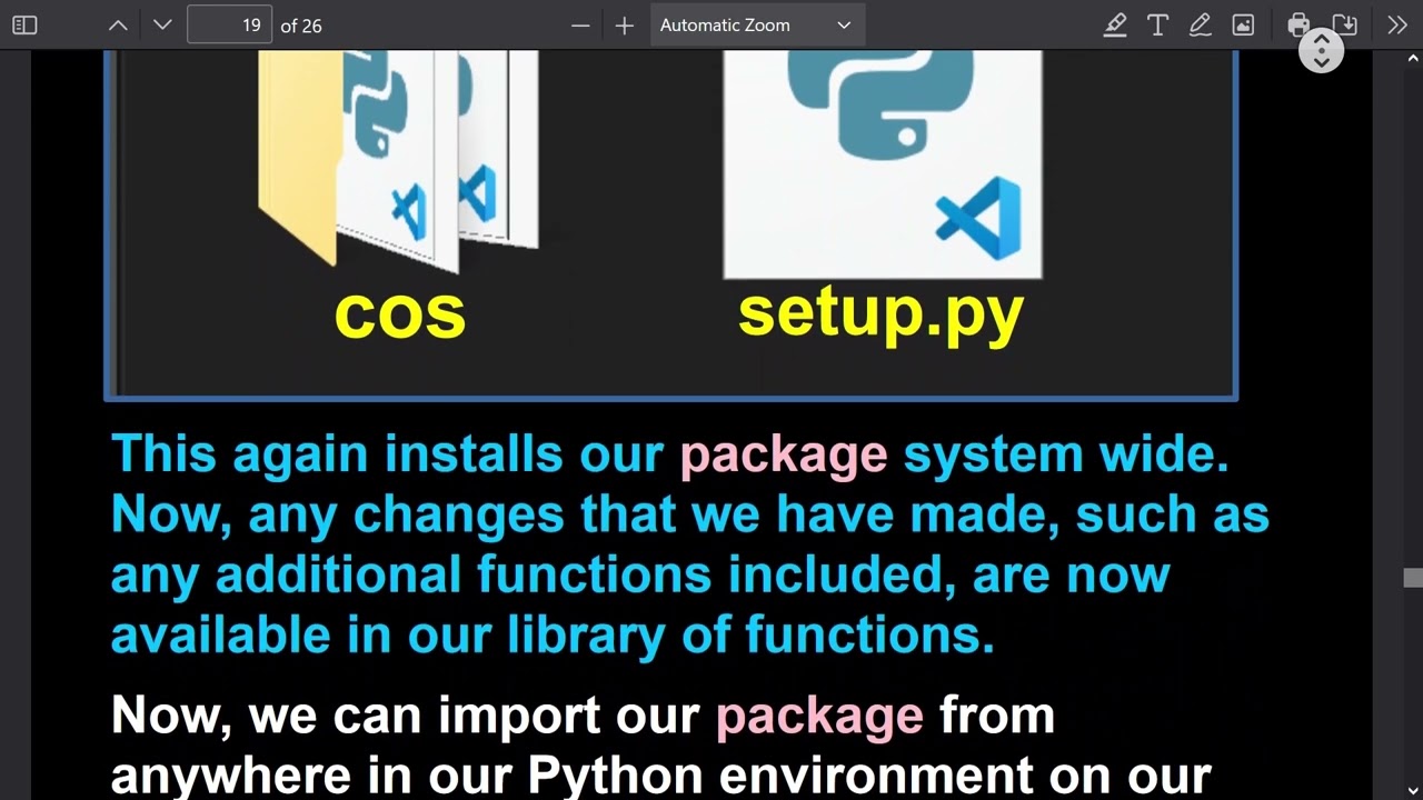 Make a Python Package with Category Folders for Easy App Making