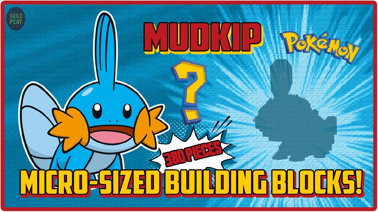 HOENN POK&Eacute;MON STARTERS (GEN 3): MUDKIP NANO BUILDING BLOCKS MINI LEGO | BUILD AND PLAY