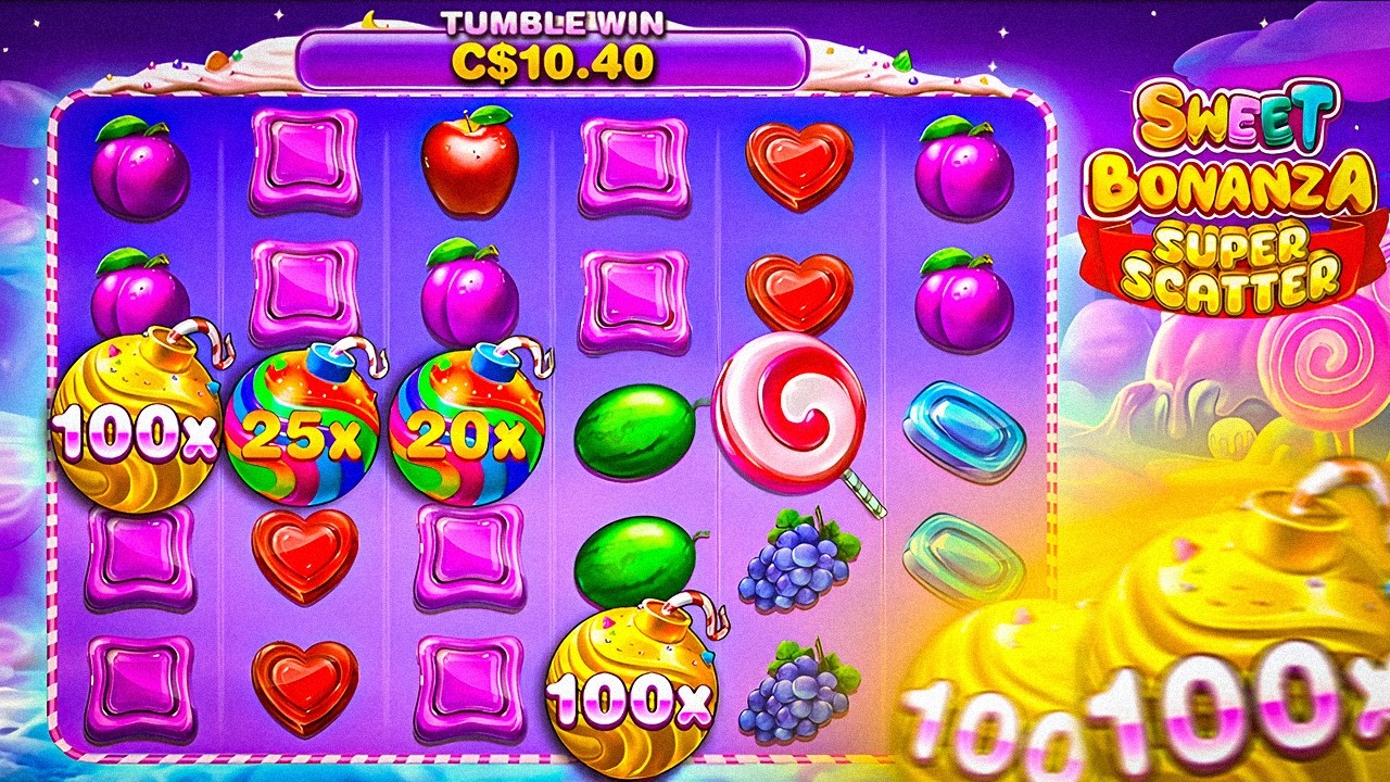 2786x NA SWEET BONANZA SUPER SCATTER! 🍭