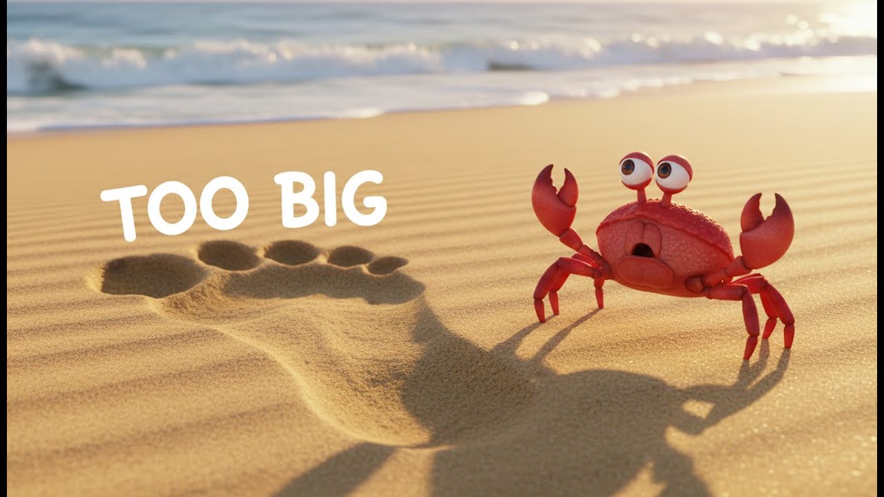 He Found Giant Footprints on the Beach… 😮