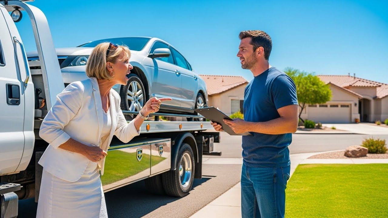 Karen Tried Using My Tow Truck Free, So She Got Convicted Of Felony Theft and Had To Pay Restitution