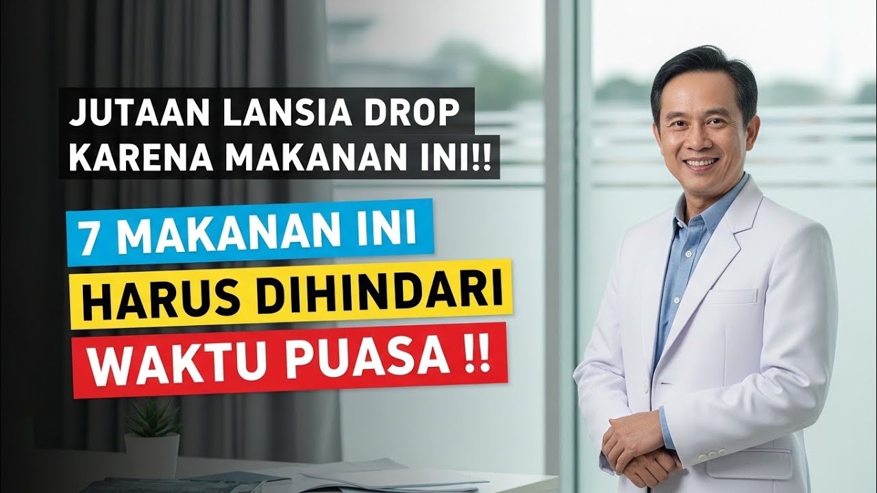 7 MAKANAN INI BIKIN DROP LANSIA SAAT PUASA‼️Banyak Lansia Drop Karena Makanan Ini.. 